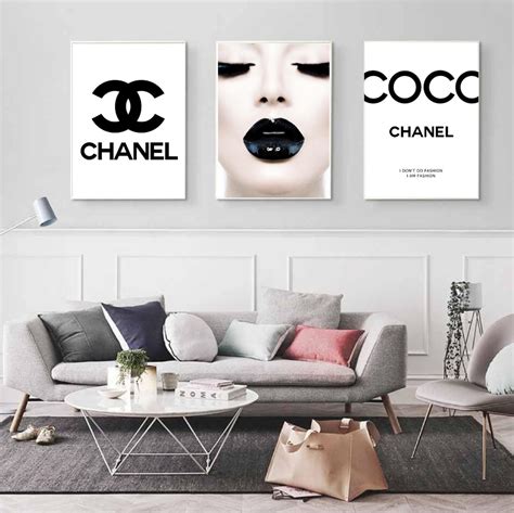 chanel paintings|Chanel pictures for bedroom.